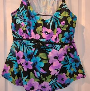 Island Escape Floral Tankini